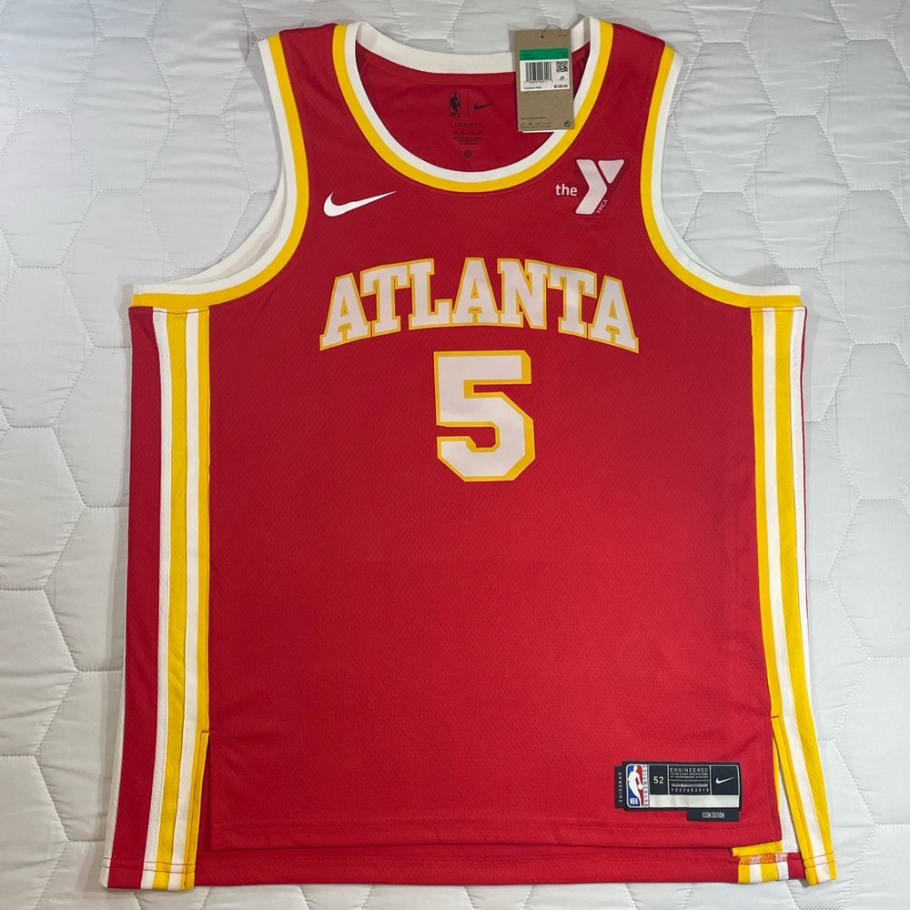 Men’s Nike Atlanta Hawks NBA Jersey Red Size XL